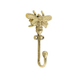 Doing Goods - Wandhaakje Queen Bee Messing 4x10cm Doing Goods - Wandhaakje Queen Bee Messing 4x10cm