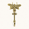Doing Goods - Wandhaakje Queen Bee Messing 4x10cm Doing Goods - Wandhaakje Queen Bee Messing 4x10cm