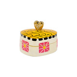 Doing Goods - Doosje Erin Heart Multicolor Paper 8x4cm Doing Goods - Doosje Erin Heart Multicolor Paper 8x4cm
