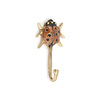Doing Goods - Wandhaakje Lady Bug Multicolor Messing 4x8cm Doing Goods - Wandhaakje Lady Bug Multicolor Messing 4x8cm