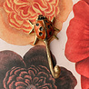 Doing Goods - Wandhaakje Lady Bug Multicolor Messing 4x8cm Doing Goods - Wandhaakje Lady Bug Multicolor Messing 4x8cm