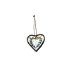 Melting Pot - Wand Ornament Mini Hartje aan Hanger Antiek Goud 8x8cm Melting Pot - Wand Ornament Mini Hartje aan Hanger Antiek Goud 8x8cm