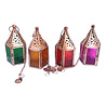 Melting Pot - Waxinehouders Lantaarntjes Multicolor 5x14cm set-4 Melting Pot - Waxinehouders Lantaarntjes Multicolor 5x14cm set-4