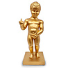 Melting Pot - Beeld Manneken Pis Fuck You Goud XL 25x60cm Melting Pot - Beeld Manneken Pis Fuck You Goud XL 25x60cm