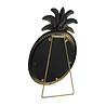 Melting Pot - Spiegel Ananas Ovaal Goud Metaal 27x49cm met standaard Melting Pot - Spiegel Ananas Ovaal Goud Metaal 27x49cm met standaard