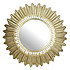 Spiegel Rond Veren Goud Metaal 70x70cm Spiegel Rond Veren Goud Metaal 70x70cm