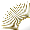 Melting Pot - Spiegel Zon Rond Goud Metaal 76x76cm Melting Pot - Spiegel Zon Rond Goud Metaal 76x76cm