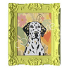 Colmore - Schilderij Dalmatiër in Gele Barok Lijst 60x70cm handgeschilderd Colmore - Schilderij Dalmatiër in Gele Barok Lijst 60x70cm handgeschilderd