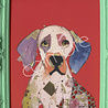 Colmore - Schilderij Beagle in Groene Barok Lijst 60x70cm handgeschilderd Colmore - Schilderij Beagle in Groene Barok Lijst 60x70cm handgeschilderd