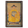 Melting Pot - Schilderij Chinese Voorouder Steek Geel Multi 56x91cm ingelijst Melting Pot - Schilderij Chinese Voorouder Steek Geel Multi 56x91cm ingelijst