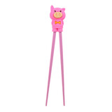 Tokyo Design Studio - Kinder Eetstokjes Varkentje Roze 22cm