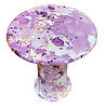 Colmore - Bijzettafel Lila Multicolor Aluminium 55x55cm emaille Colmore - Bijzettafel Lila Multicolor Aluminium 55x55cm emaille