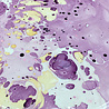 Colmore - Bijzettafel Lila Multicolor Aluminium 55x55cm emaille Colmore - Bijzettafel Lila Multicolor Aluminium 55x55cm emaille