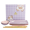 Melting Pot - Sushi Set Kawaii Cat Rabbit Roze Lila Porselein Melting Pot - Sushi Set Kawaii Cat Rabbit Roze Lila Porselein