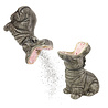 Donkey - Peper en Zout Stel Hungry Hippo's Dolomiet 5x9cm Donkey - Peper en Zout Stel Hungry Hippo's Dolomiet 5x9cm