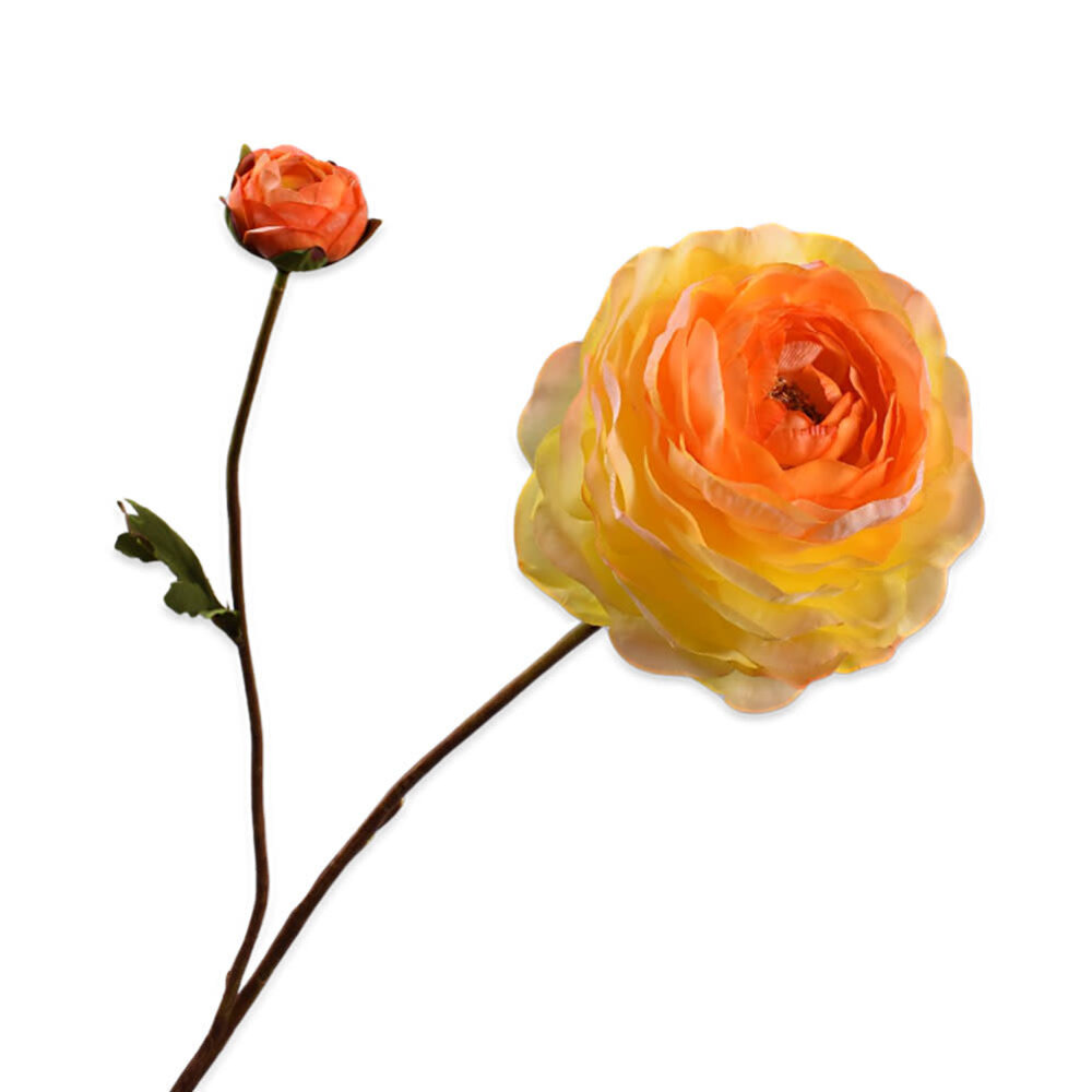 Melting Pot - Kunstbloem Rankonkel 2 Bloemen Tak 65cm in 5 kleuren Melting Pot - Kunstbloem Rankonkel 2 Bloemen Tak 65cm in 5 kleuren