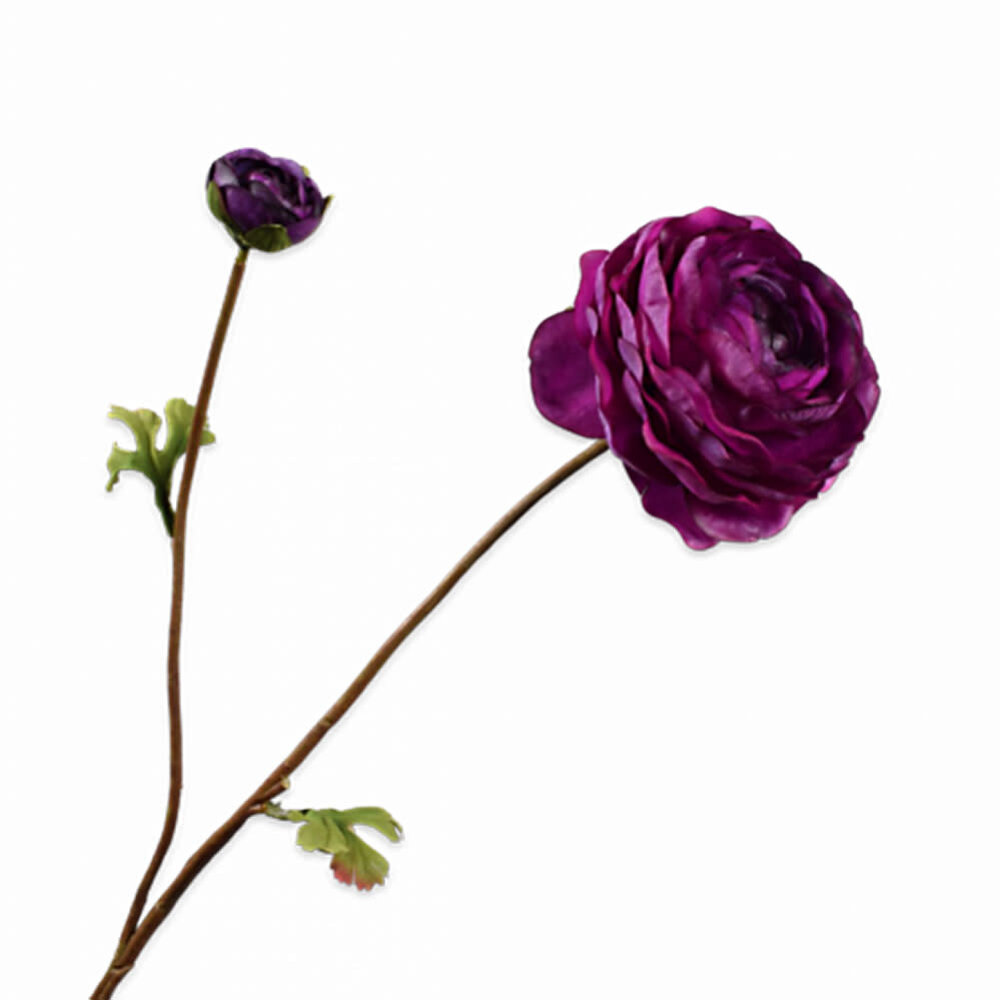 Melting Pot - Kunstbloem Rankonkel 2 Bloemen Tak 65cm in 5 kleuren Melting Pot - Kunstbloem Rankonkel 2 Bloemen Tak 65cm in 5 kleuren