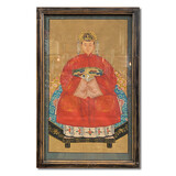 Melting Pot - Schilderij Chinese Voorouder Kroon Rood Multi 56x91cm ingelijst Melting Pot - Schilderij Chinese Voorouder Kroon Rood Multi 56x91cm ingelijst