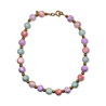 Melting Pot - Kralenketting Soft Pastel Multi Goud RVS 42cm Melting Pot - Kralenketting Soft Pastel Multi Goud RVS 42cm