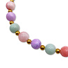 Melting Pot - Kralenketting Soft Pastel Multi Goud RVS 42cm Melting Pot - Kralenketting Soft Pastel Multi Goud RVS 42cm