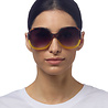 Okkia - Zonnebril ANNA Butterfly Havana Yellow met Donkere Gradient Lenzen en Veerpoten OK019-HY