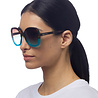 Okkia - Zonnebril ANNA Butterfly Havana Blue met Donkere Gradient Lenzen en Veerpoten OK019-HB Okkia - Zonnebril ANNA Butterfly Havana Blue met Donkere Gradient Lenzen en Veerpoten OK019-HB