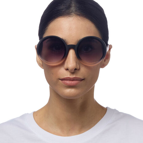 Okkia - Zonnebril MONICA Round Black Pink OK014-BP Okkia - Zonnebril MONICA Round Black Pink OK014-BP