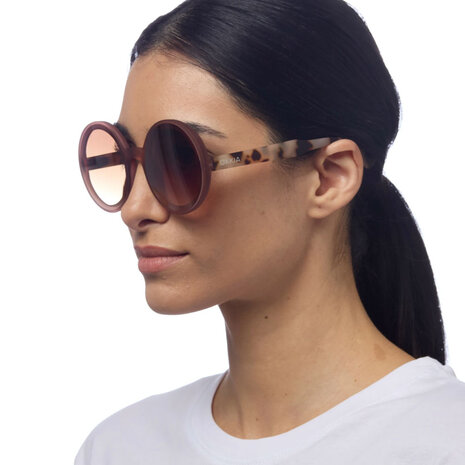 Okkia - Zonnebril MONICA Round Pink Havana OK014-PH Okkia - Zonnebril MONICA Round Pink Havana OK014-PH