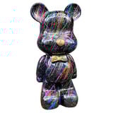 Melting Pot - Beeld Design Beer Zwart Splash Multicolor 30x70cm XL