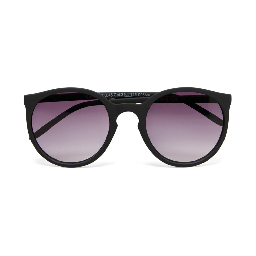 Okkia - Zonnebril BERLINO Round Black OK045-BK Okkia - Zonnebril BERLINO Round Black OK045-BK