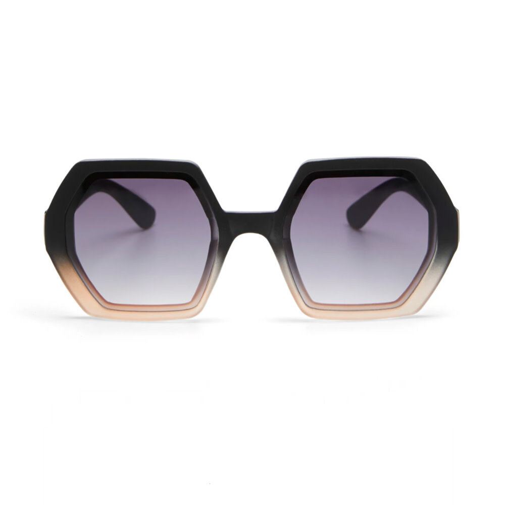 Okkia - Zonnebril EMMA Hexagon Black Rose OK015-BP Okkia - Zonnebril EMMA Hexagon Black Rose OK015-BP