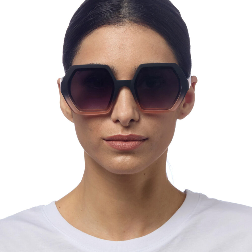 Okkia - Zonnebril EMMA Hexagon Black Rose OK015-BP Okkia - Zonnebril EMMA Hexagon Black Rose OK015-BP