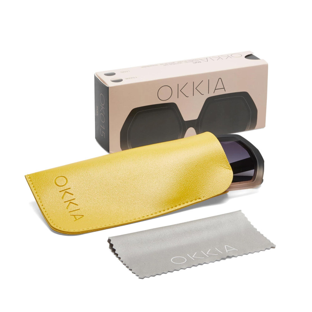 Okkia - Zonnebril EMMA Hexagon Black Rose OK015-BP Okkia - Zonnebril EMMA Hexagon Black Rose OK015-BP