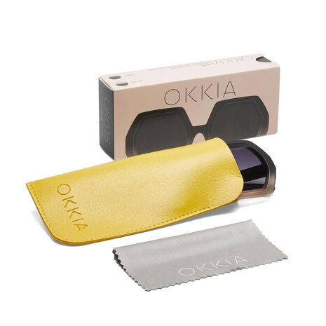 Okkia - Zonnebril EMMA Hexagon Black Rose OK015-BP Okkia - Zonnebril EMMA Hexagon Black Rose OK015-BP