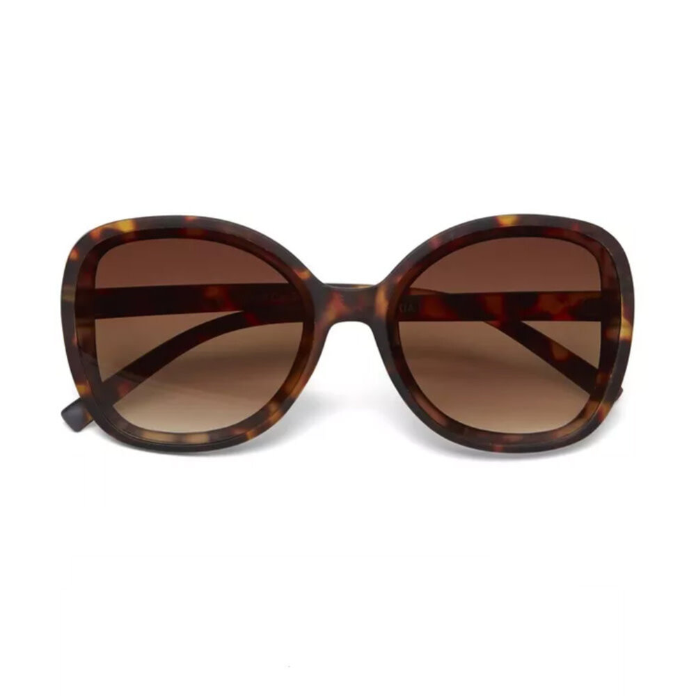 Okkia - Zonnebril ANNA Butterfly Classic Havana met Bruine Gradient Lenzen en Veerpoten OK019-CH Okkia - Zonnebril ANNA Butterfly Classic Havana met Bruine Gradient Lenzen en Veerpoten OK019-CH