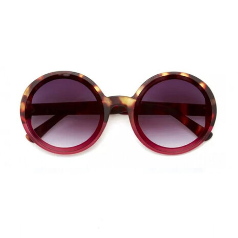 Okkia - Zonnebril MONICA Round Havana Pink OK014-HP Okkia - Zonnebril MONICA Round Havana Pink OK014-HP
