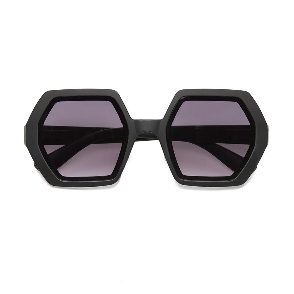 Okkia - Zonnebril EMMA Hexagon Black OK015-BK