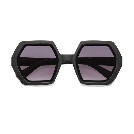 Okkia - Zonnebril EMMA Hexagon Black OK015-BK