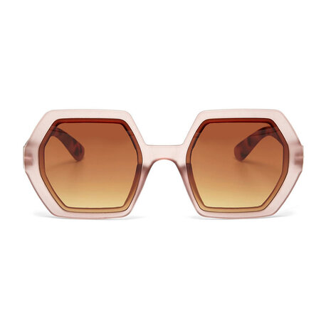 Okkia - Zonnebril EMMA Hexagon Pink Havana OK015-PH