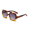 Okkia - Zonnebril EMMA Hexagon Havana Yellow OK015-HY Okkia - Zonnebril EMMA Hexagon Havana Yellow OK015-HY