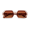 Okkia - Zonnebril ANDREA Small Hexagon Pink Havana OK022-PH Okkia - Zonnebril ANDREA Small Hexagon Pink Havana OK022-PH