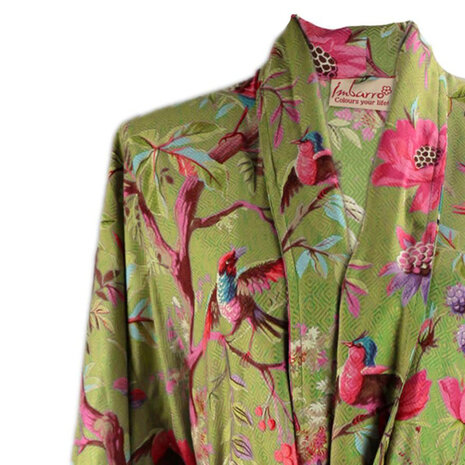 Imbarro - Kimono Royal Paradise Moss Viscose one-size Imbarro - Kimono Royal Paradise Moss Viscose one-size