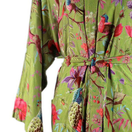 Imbarro - Kimono Royal Paradise Moss Viscose one-size Imbarro - Kimono Royal Paradise Moss Viscose one-size