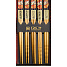 Tokyo Design Studio - Eetstokjes Daruma Rood-Zwart set 5 in cadeau doos