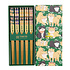 Eetstokjes Shiba Dog Groen set 5 in cadeau doos
