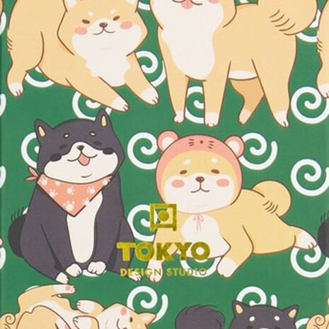 Melting Pot - Eetstokjes Shiba Dog Groen set 5 in cadeau doos Melting Pot - Eetstokjes Shiba Dog Groen set 5 in cadeau doos