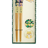 Melting Pot - Eetstokjes Shiba Dog met Opleggers set 2 in cadeau doos Melting Pot - Eetstokjes Shiba Dog met Opleggers set 2 in cadeau doos