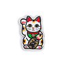 Melting Pot - Koelkast Magneet Lucky Cat Patch 7cm geborduurd Melting Pot - Koelkast Magneet Lucky Cat Patch 7cm geborduurd