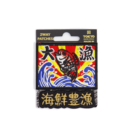 Melting Pot - Stickers & Textiel Patch Japan Graphics 6cm geborduurd Melting Pot - Stickers & Textiel Patch Japan Graphics 6cm geborduurd
