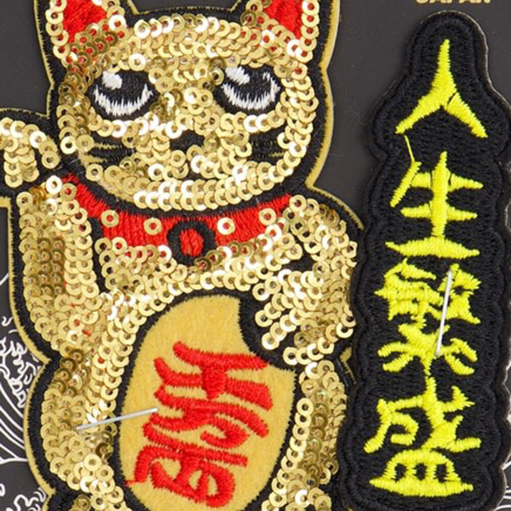 Melting Pot - Stickers & Textiel Patch Japan Graphics 6cm geborduurd Melting Pot - Stickers & Textiel Patch Japan Graphics 6cm geborduurd